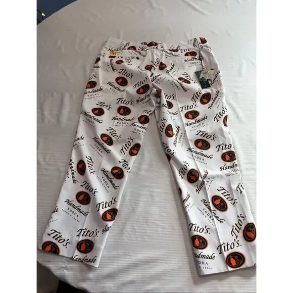 Loudmouth Golf Women’s Tito’s Vodka Woodworth Cropped Capri Pants Size 8 New - Picture 9 of 11